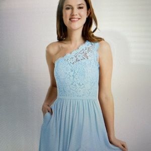 Jj hiuse Sky blue bride made dress Size 14